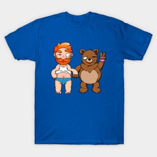 Bear Lover Ginger (No Text) T-Shirt